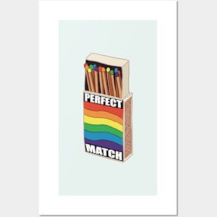 Pride perfect match vintage matchbox Posters and Art